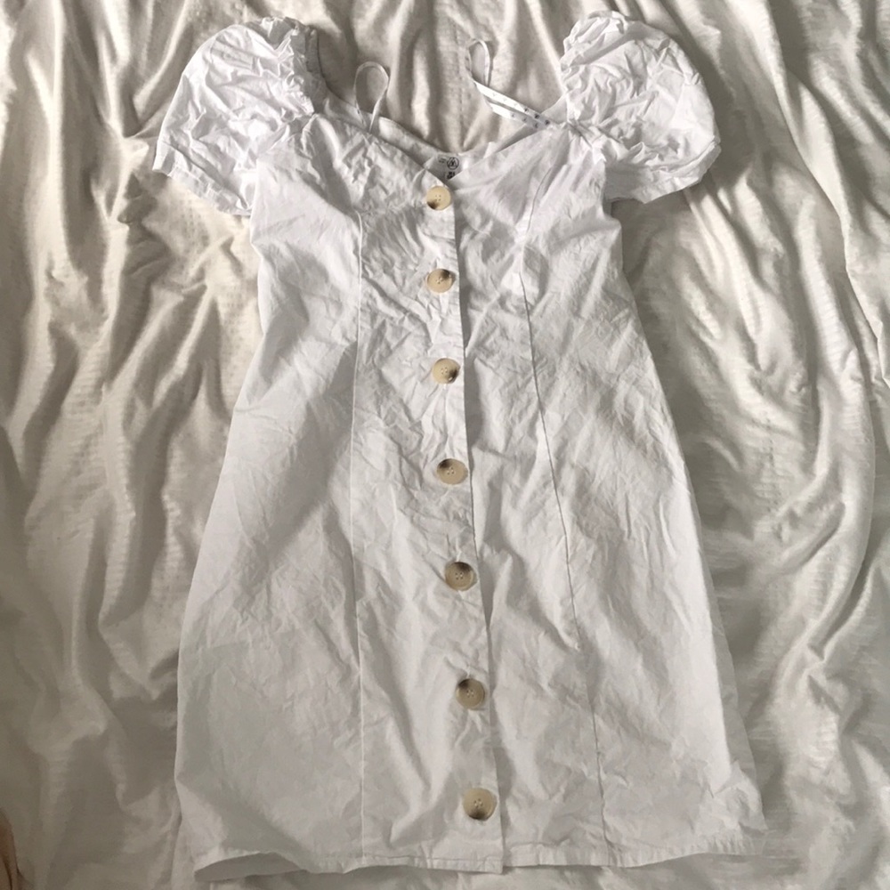 Missguided White Mini Dress